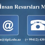 TİPİİ-nin İnsan Resursları Mərkəzi ilə əlaqə vasitələri